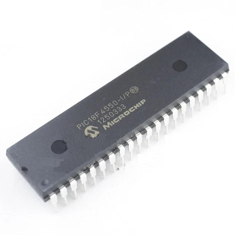 PIC18F4550-I/P Flash 40-pin Microcontroller with USB