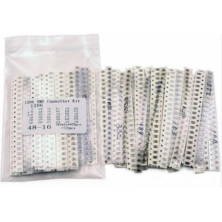 Kit condensateur 1206 SMD 720ps