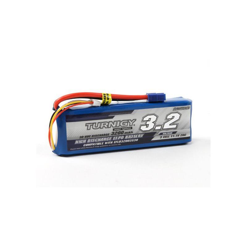Batterie 3200mAh 3S 30C LiPoly Pack w/ EC3