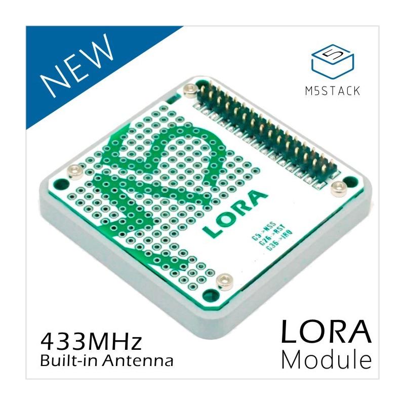 M5Stack LoRa Module for ESP32 DIY Development Kit Wireless 433MHz Built-in Antenna IOT Development Board