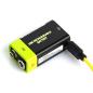 Batterie liPoly USB Rechargeable 9V 400mAh USB