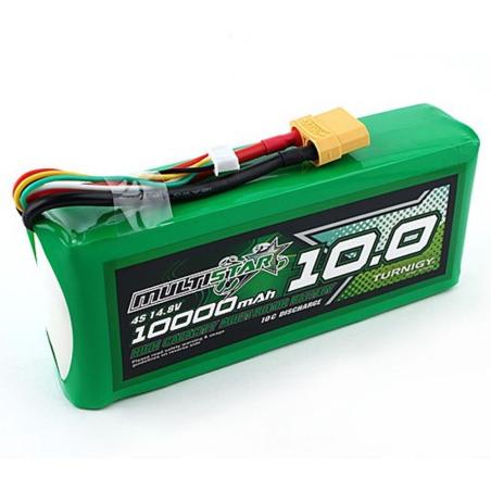 Multistar 10000mAh 4S LiPo Battery Pack 14.8V 10C