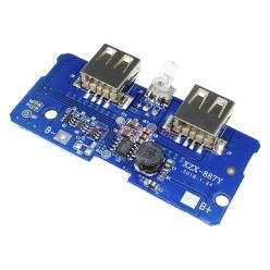 5V 2A Power Bank Charger Board  Circuit Step Up Module Dual USB