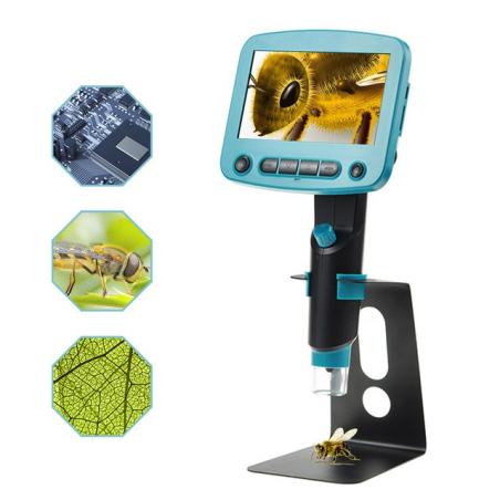 Microscope Digital ajustable LCD 4.3" HD 5.0MP 800X
