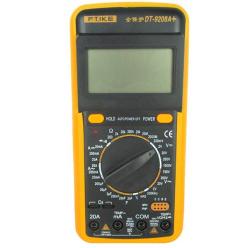 FTIKE DT9208A + numérique multimètre, multimètre numérique, multifonction, ACA/DCA, capacité mètre, température/fréquence