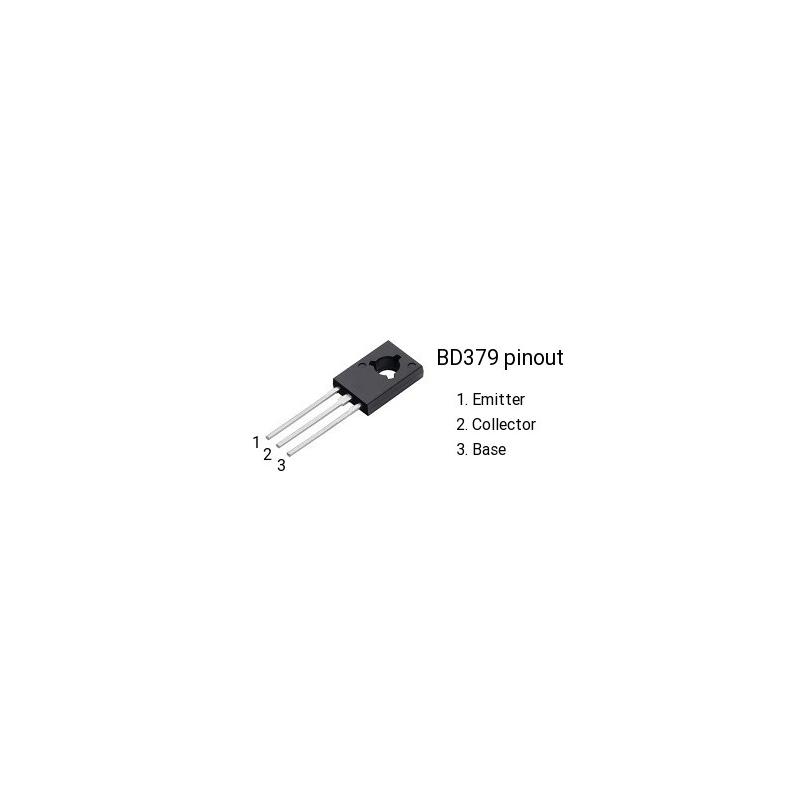 BD379 TRANSISTOR NPN 80V 2A 25W