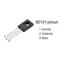 BD131 Transistor NPN TO-126 70V 3A 15W