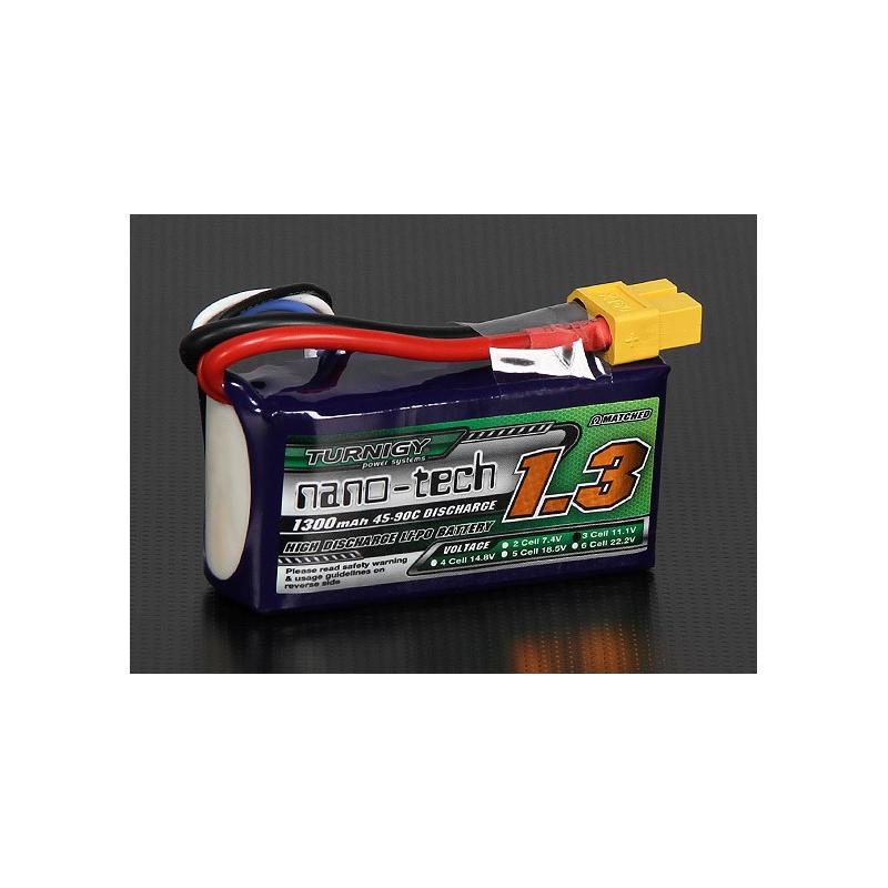 Batterie lipo 1300mAh 4S 45-90C