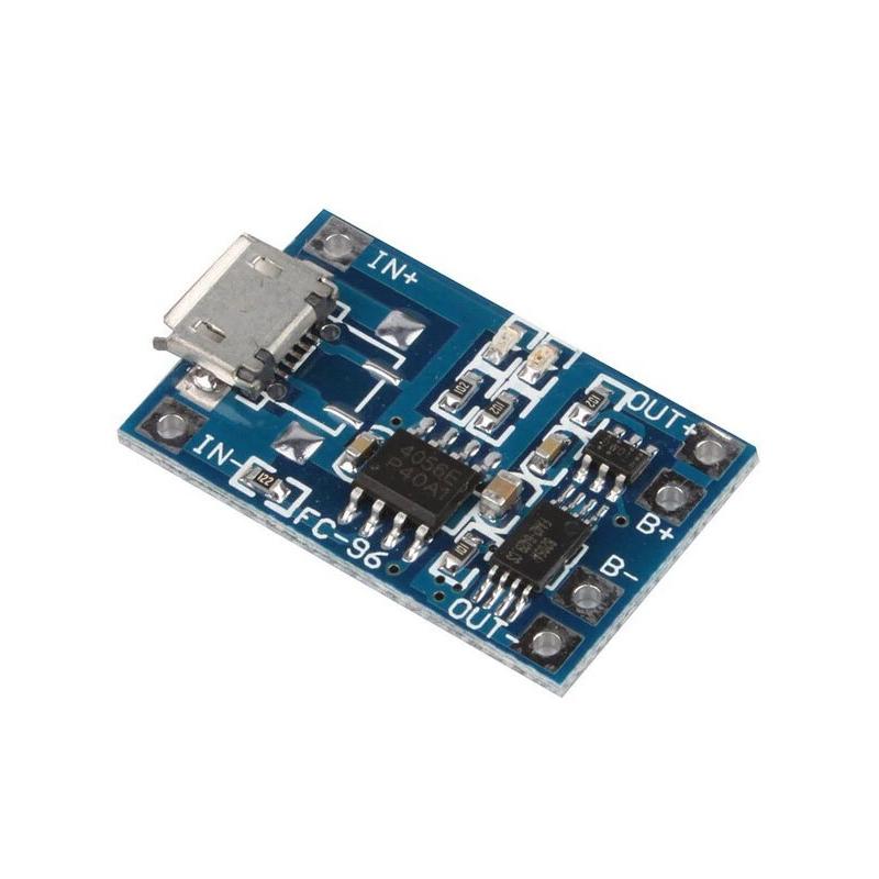 Module Chargeur 5V 1A pour batterie lithium TP4056 double sortie Mini USB