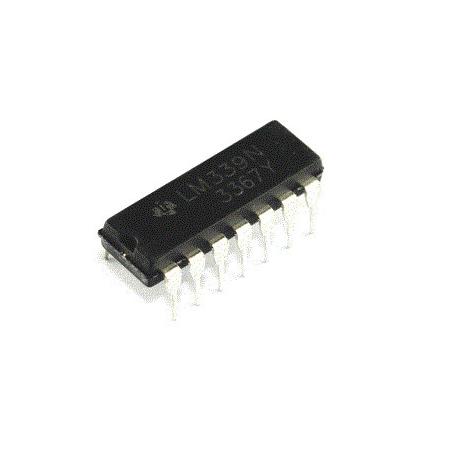 LM339N Comparateur analogique, Précision, 4 Comparateurs, 1.3 µs,