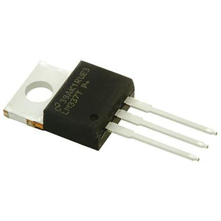 LM337T Régulateurs de tension linéaires 1.5-A, negative, adjustable linear voltage regulator 3-TO-220 0 to 125