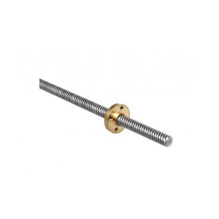 T8 8mm  Lead Screw 8mm With Copper Nut