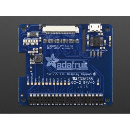 Adafruit DPI TFT Kippah pour Raspberry Pi with Touch Support