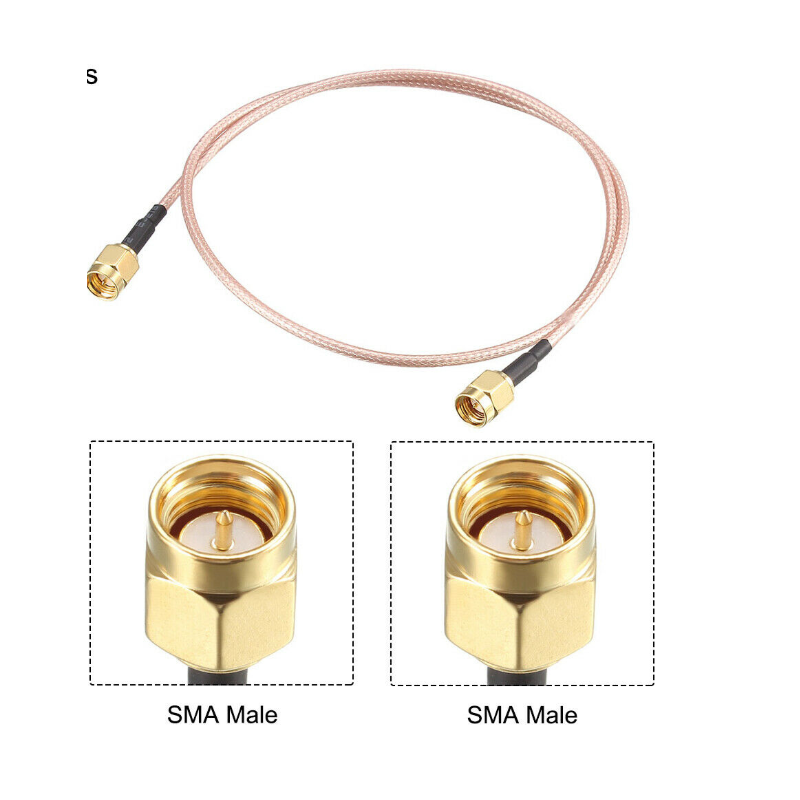 Cable RF SMA Male vers SMA Mâle 20cm