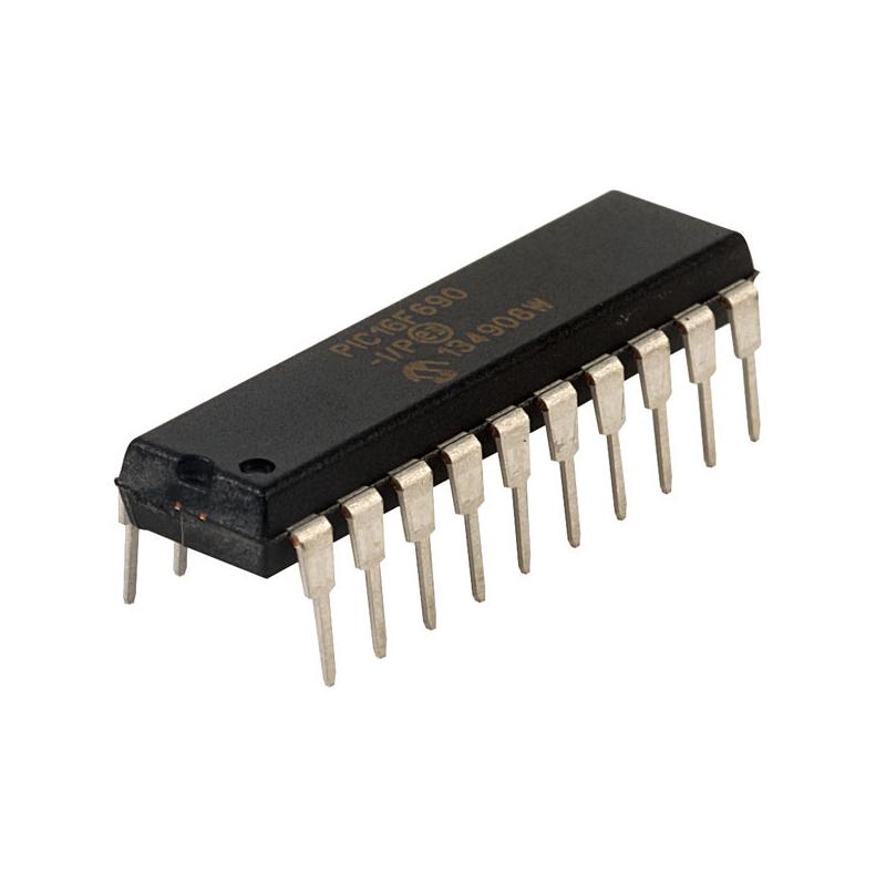 PIC16F690-I/P 8-bit Microcontrollers - MCU 7KB FL 256R