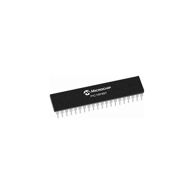 PIC16F887-I/P Microcontrôleur Flash 40-pin 20MHz 14kB