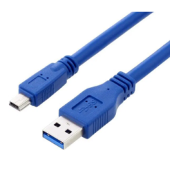 CABLE USB A vers mini USB-B 0.25m