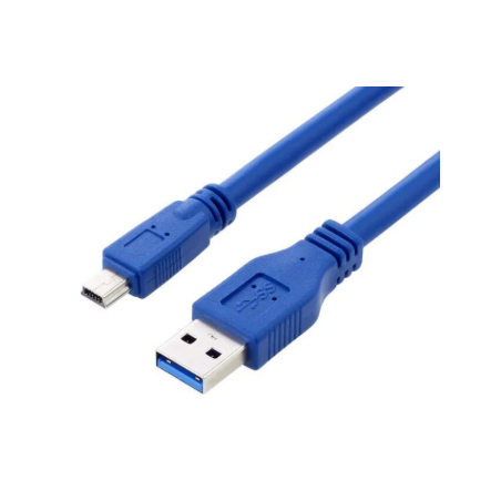 CABLE USB A vers mini USB-B 0.25m