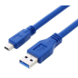 CABLE USB A vers mini USB-B 0.25m