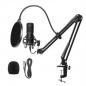 Kit microphone à Condensateur Professionnel pour Enregistrement Studio sortie jack