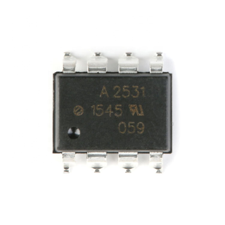 HCPL2531 OPTO-ISOLATOR DIP8 1MB/S