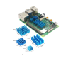 Radiateurs bleu pour Raspberry PI 4 (4ps)