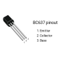 BC637 Transistors bipolaires 500mA 60V NPN