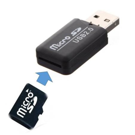 Clé USB 2.0 Lecteur Micro Carte SD