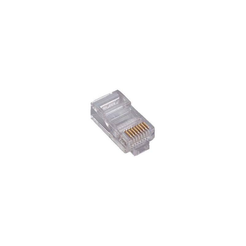 Fiche connecteur RJ45 plastique