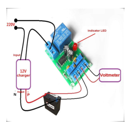 CARTE DE PROTECTION 12V QW-024