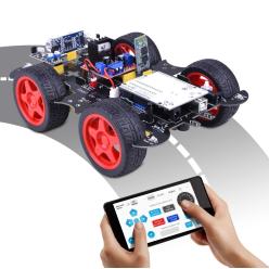 Voiture intelligente Smart Robot Car 4WD Kit Compatible avec Arduino