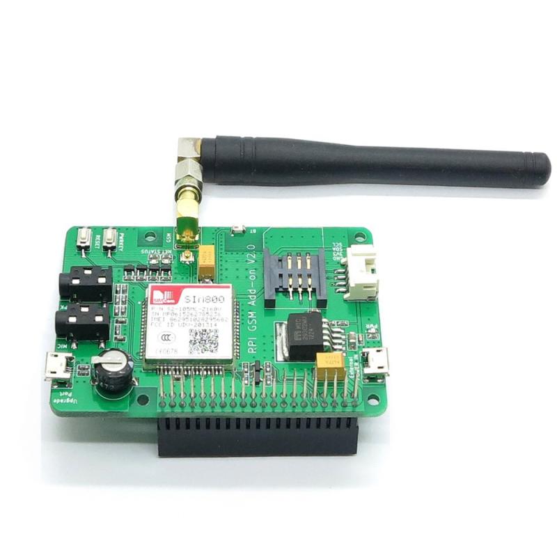 SIM800 GSM GPRS ADD-ON V2.0 Module Shield For Raspberry