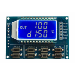 Générateur de Signal PWM à 3 canaux, fréquence 1Hz-150KHz, Duty Cycle 0 -100, compteur réglable avec écran LCD