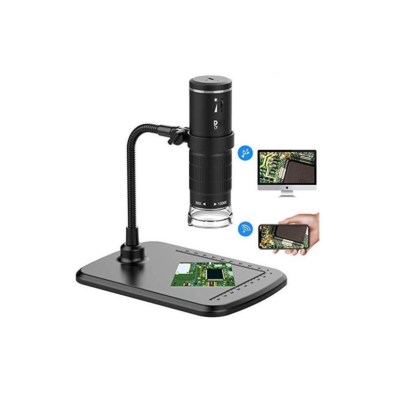 Microscope numérique Wifi 8 LED HD X1000 IOS Android