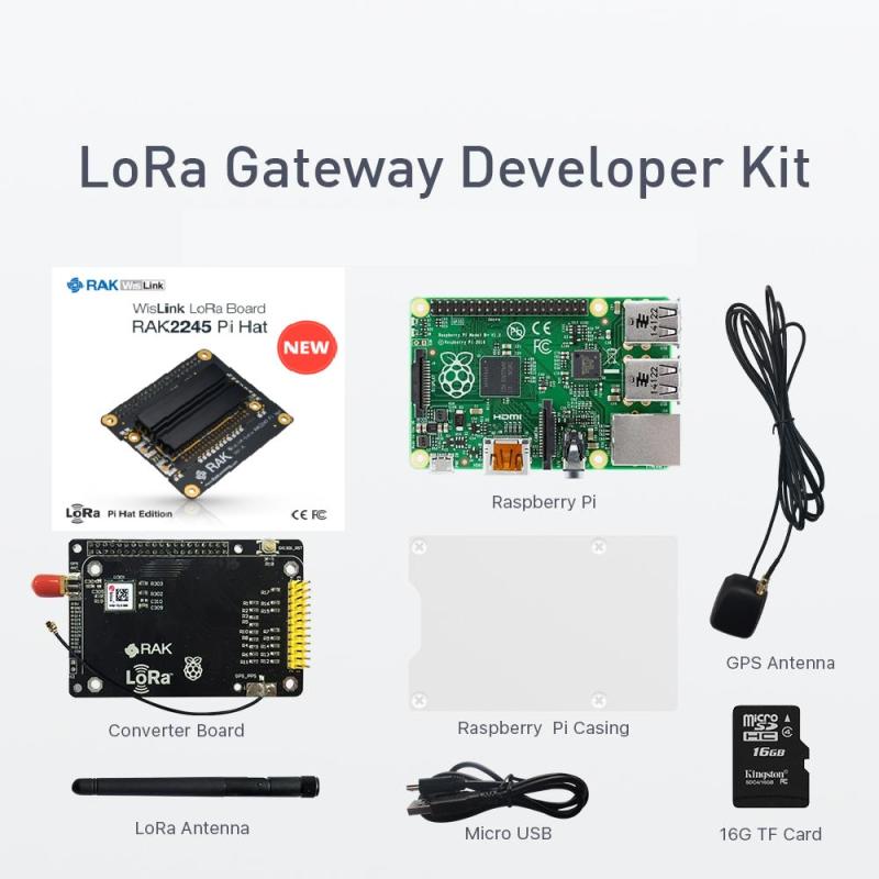 LoRa Gateway Developer Kit 433MHZ ou 868MHZ