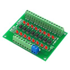 Module PLC niveau de signal de tension 24 V à 5 V avec optocoupleurs isolés carte de conversion 8 voies