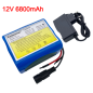 Batterie Lithium-ion Rechargeable 12V 6800mah avec chargeur 12.6V