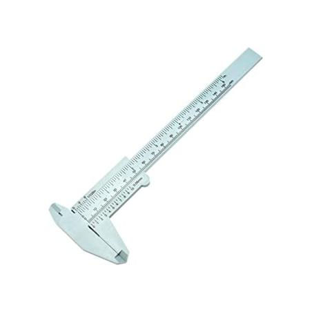 PIED A COULISSE ANALOGIQUE VERNIER 0-150 MM PLASTIQUE