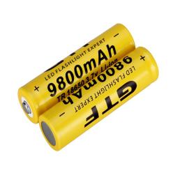 Batterie Li-ion Rechargeable 3.7V 9800mAh18650 (1pièce)