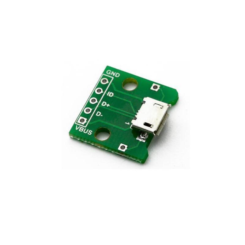 Carte micro USB vers DIP  5pin femelle