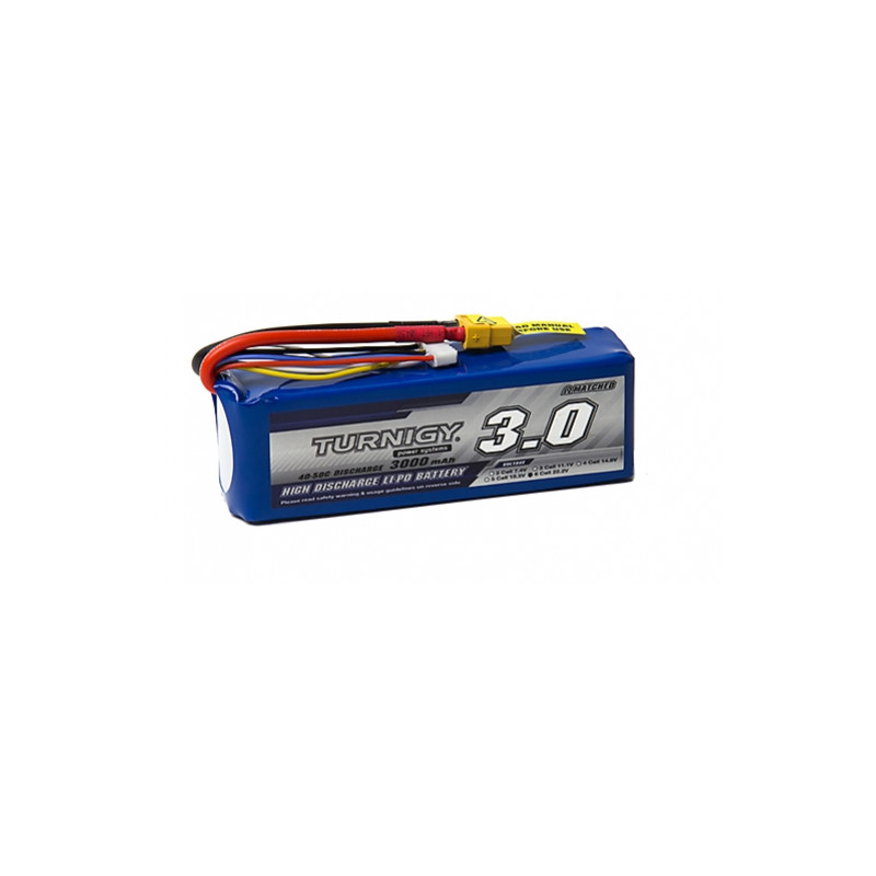 Batterie Turnigy 3000mAh 3S 30-40C Lipo Pack