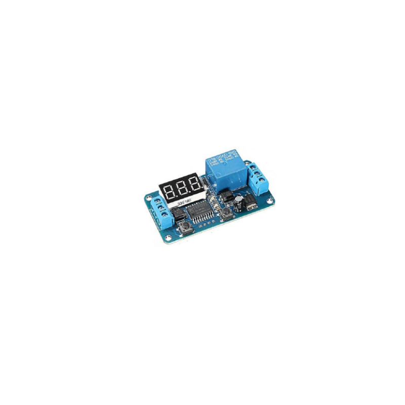 Minuterie numérique 12v Avec relais indépendant 2 boutons Automatisation Programmeur ou minuterie