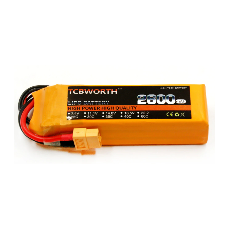 Batterie Tcbworth 2600mAh 3S 40C Lipo Pack