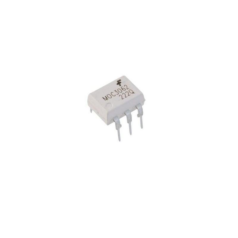 MOC3062 AC Input Triac Output Optocoupler Through Hole, DIP-6