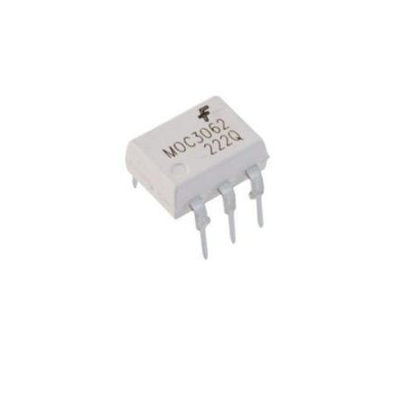 MOC3062 AC Input Triac Output Optocoupler Through Hole, DIP-6