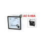 AC 0-50A Ampèremètre Analogique SQ-72