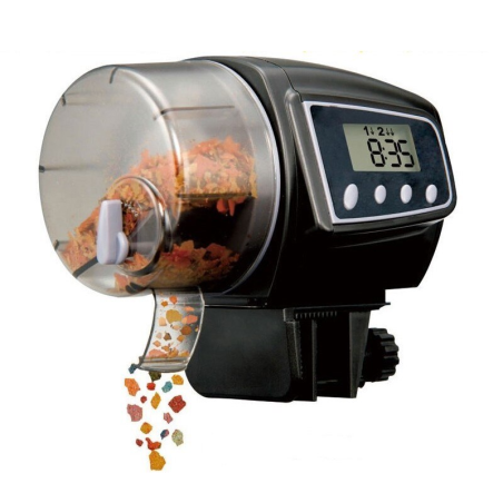 Distributeur automatique d'aliments pour poissons, grand Volume AF-2005D réglable 4 fois par jour, affichage numérique LCD