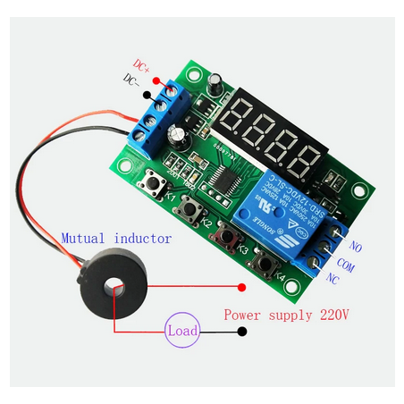 Module de détection de courant ca 220 V, plaque de protection contre les surintensités ca, transformateur de capteur de courant