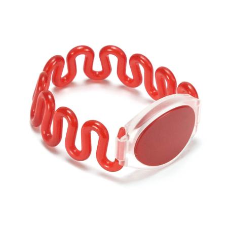 Bracelet RFID en silicone 125KHZ orangé