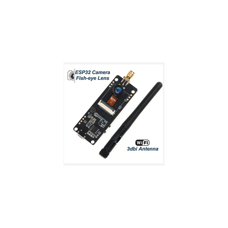ESP32 Camera Fish-Eye Lens WiFi Bluetooth Camera Board OV2640 with 0.91 OLED for Arduino